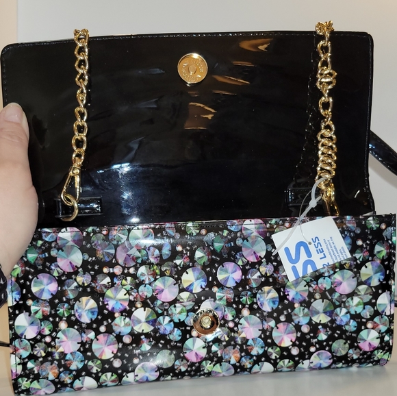 NWT Betsey Johnson XOLYLA Crossbody/ Clutch Purse with Bow - Picture 2 of 6